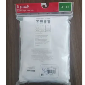 Toddler's Crew neck white T - shirts - Image 2