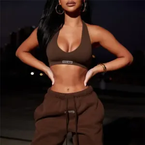 Women Halter Yoga Crop