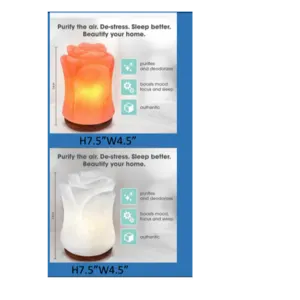 100% Authentic  Natural  Himalayan Salt  Lamp; Hand  Carved Flower  Rose Crystal  Rock Salt from  Himalayan  Mountains ;( Pink  Flower)