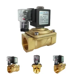 COVNA DN20 DN25 1 2 3 Inch Brass Water Air Gas 24V 12V Solenoid Valve by COVNA INC