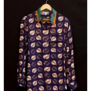 Men's silk upcycled