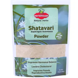 Shatavari Powder - Asparogus Racemosus - by HerbiHouze Agro LLP