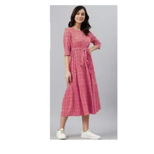 Fabric cottan katha S disgion gown by Voxxy international