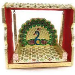 wooden metal meenakari jula by Shree vats international