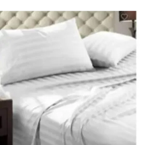 100% cotton white bed sheet set by qingdao yontex co.ltd/gbsfactory