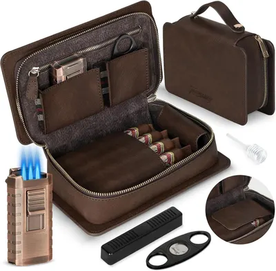 PU Wine Champagne Whisky Box with Accessories by Hal Technology ( Shenzhen) Limited