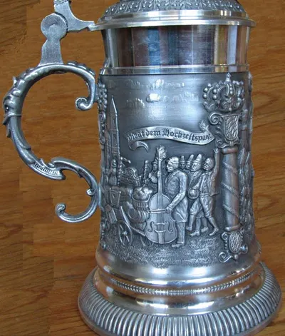 Copper Moscow Beer Mug With Brass Handle