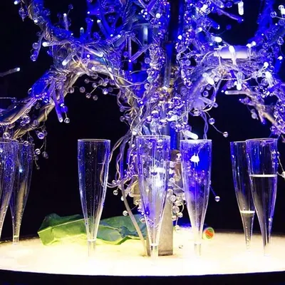 Transparent Wedding Stage by Rack In The Cases Limited