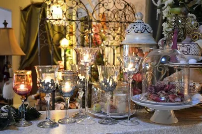 T-Lite Holder With Top & Lamp Candelabras