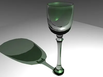 Wine glass bottle