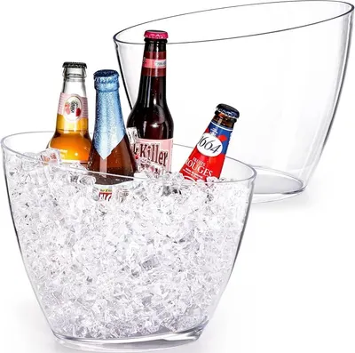 Plastic Round Ice Bucket