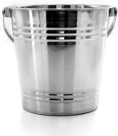 Zinc coated bucket