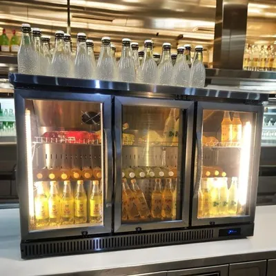 Transparent LCD Fridge by Kiosk Korea Co., Ltd.