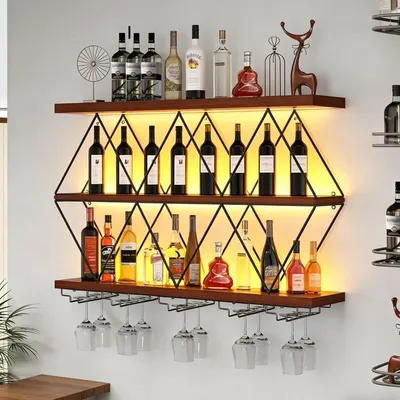 Modern style Red wine cup shelf