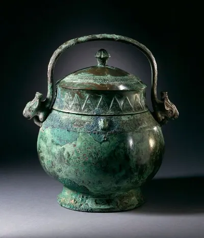 Hammered Copper Jar
