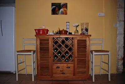 Reclaimed teak cabinets on 40 ft