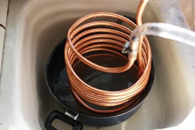 Foldback Heating Element For Brewing Beer