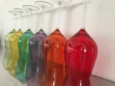 Hand blown glass shade