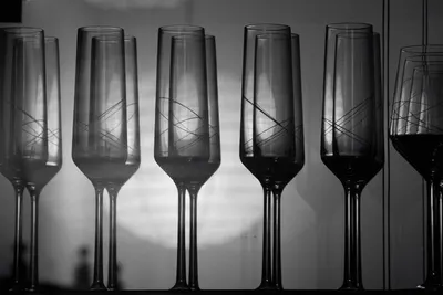 Black Champagne Glass Bottles