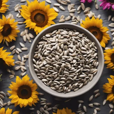 Sunflower Seeds And Sunflower Oil