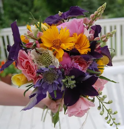 Artificial Flower Wedding Bouquet