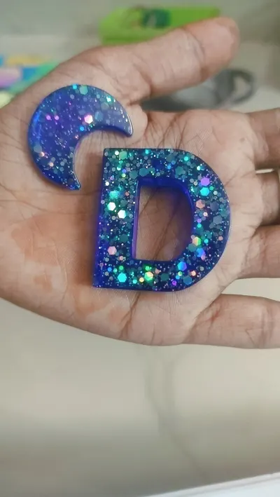 Glitter Letter Shaped Birthday Candles