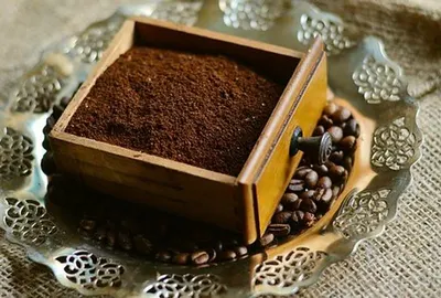 Dry Coffee Grounds