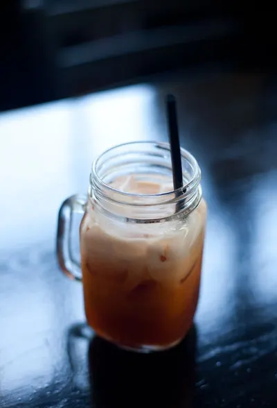 Iced coffee. Coffee time