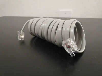 Plastic spiral coil