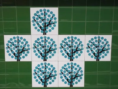 Ceramic art tile