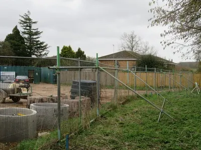 Temporary Wire Panel Fence