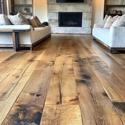 Wide Plank Oak Flooring