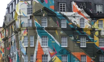 Handpainted Art Wallpaper