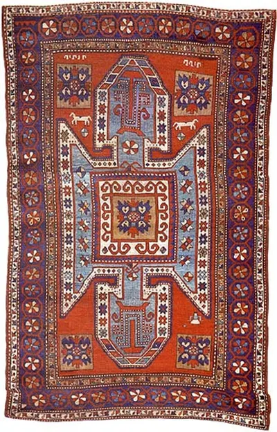 Hand Woven Geometric East Anatolian Herki Runner Wool Carpet