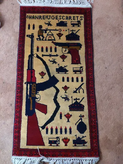 New Hand Woven Masterpiece Cappadocia Runner Wool Carpet