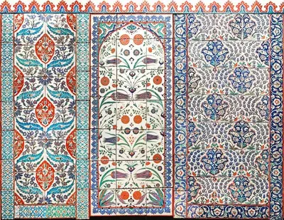 Iznik tile office set