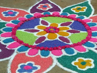 rangoli colour
