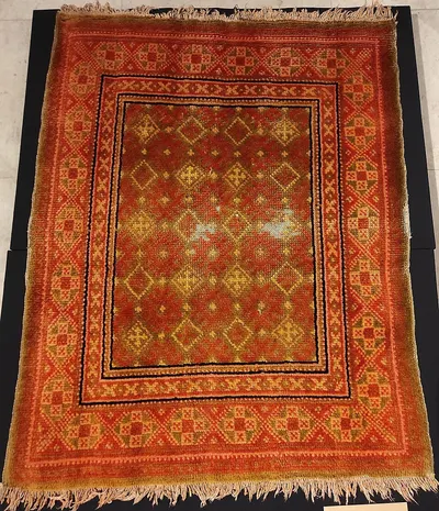 Zari Embroidered  Silk Double Bed Sheet
