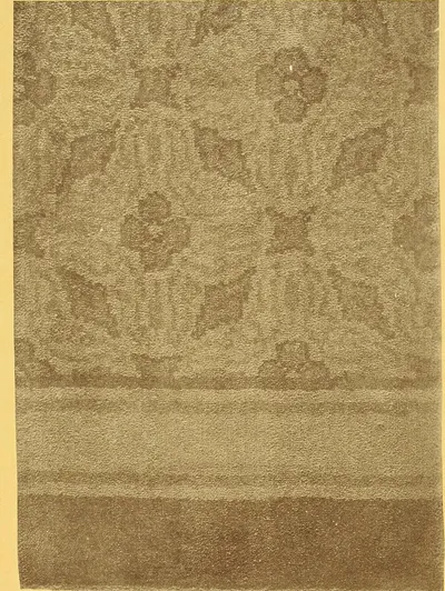 Dark Ivory/Dark Sand Hand Loom Rug by Aman Carpet