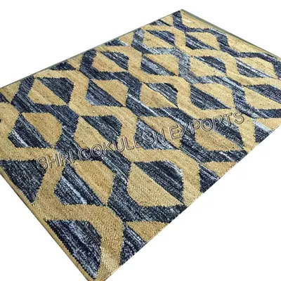 Rug Kb-5045 Nexus-lines-silver-yellow by Kaleen Baba