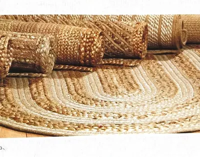Natural Jute Runner Rug by Eco Crave Limited