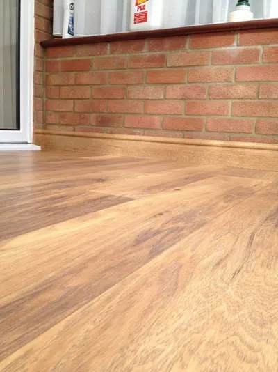 Rosewood plank and hardwood decking