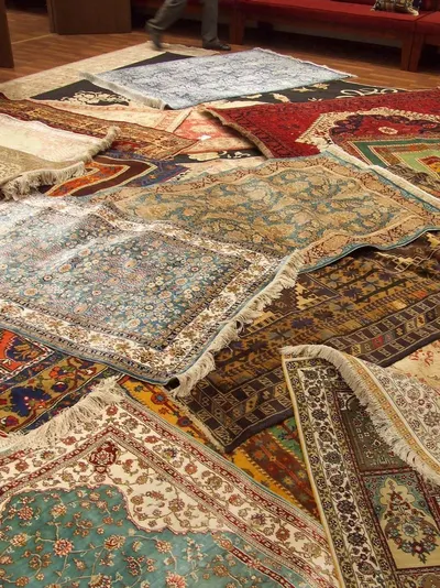 Handmade silk carpet