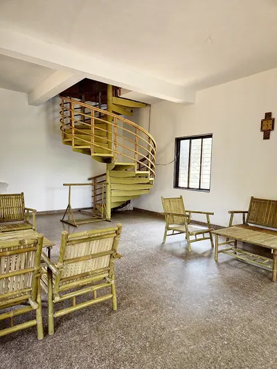 Wooden Treads Circular Staircase by Williamarchi Limited