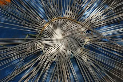 Rattan Starburst Mirror