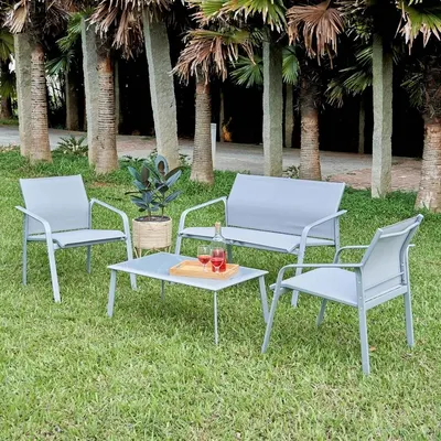 Aluminum Sitting Set Vienna