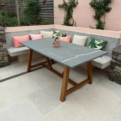 Grey Hole Dining / Kitchen Table Set