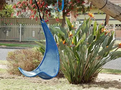 Red Stripe Net Hammock