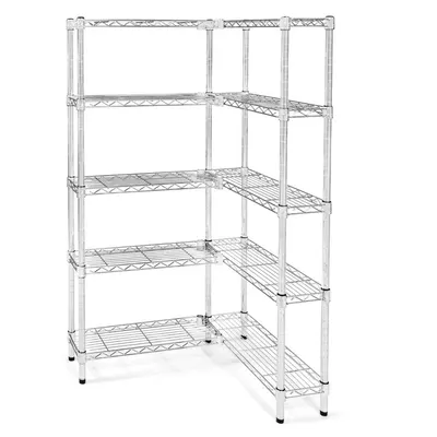 Wire shelves