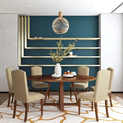 6 Light Large Metal Gold Chandelier